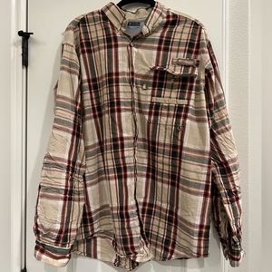 Mens Columbia PHG Long sleeve button down shirt.